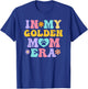 In My Golden Retriever Mom Era Funny Retro Groovy Dog Owner T-Shirt - T-Shirt | Royal