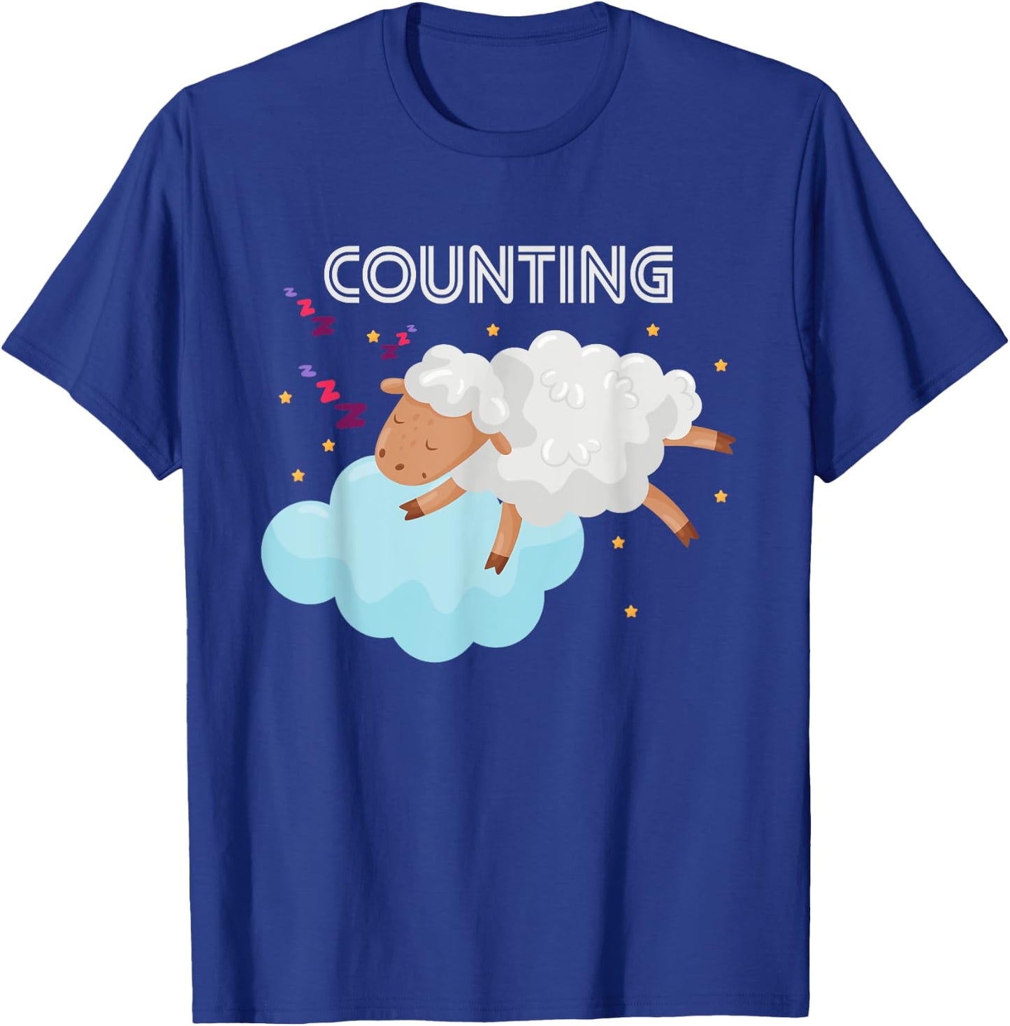 Counting Sheep T-Shirt - T-Shirt | Royal