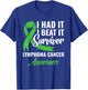 I Had It I Beat It Survivor Lymphoma Cancer Warrior T-Shirt - T-Shirt | Royal
