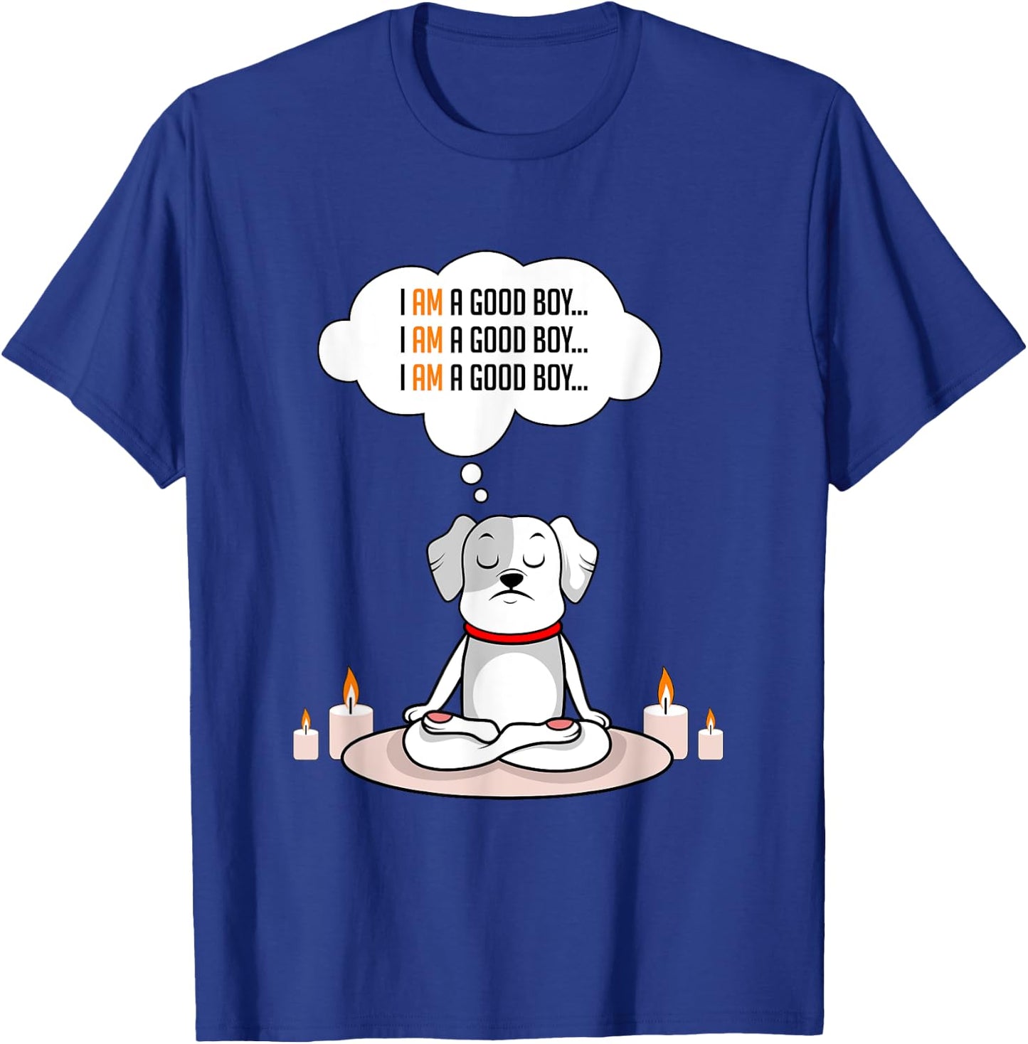 Dog Good Boy Dog Lover T-Shirt - T-Shirt | Royal
