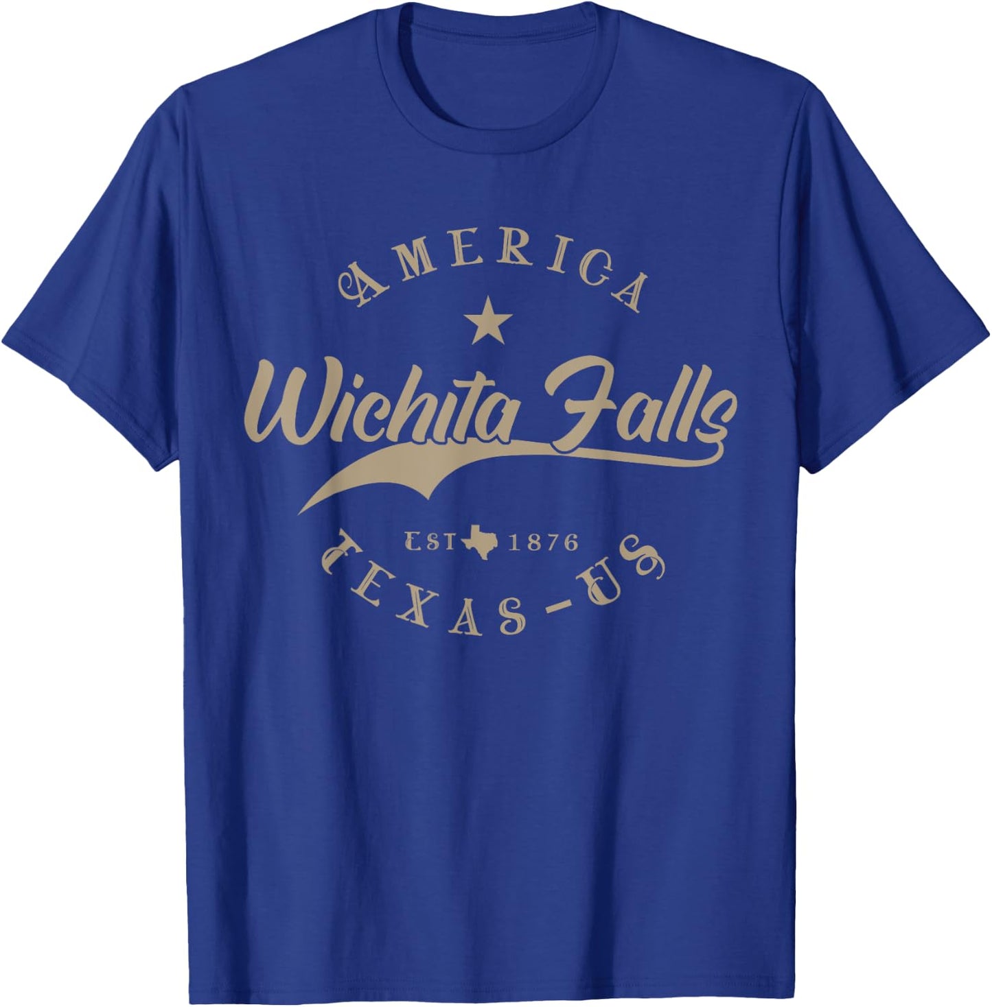 Wichita Falls TX | Texas T-Shirt - T-Shirt | Royal