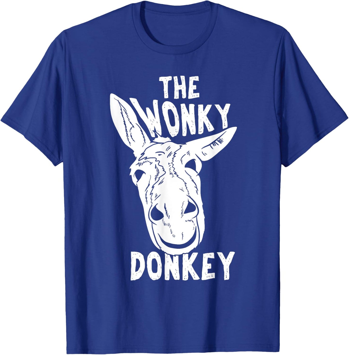 The Wonky Donkey Funny Donkey Lover Farm Animal T-Shirt - T-Shirt | Royal