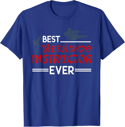 Tae Kwon Do Instructor Gift Korean Taekwondo T-Shirt - T-Shirt | Royal