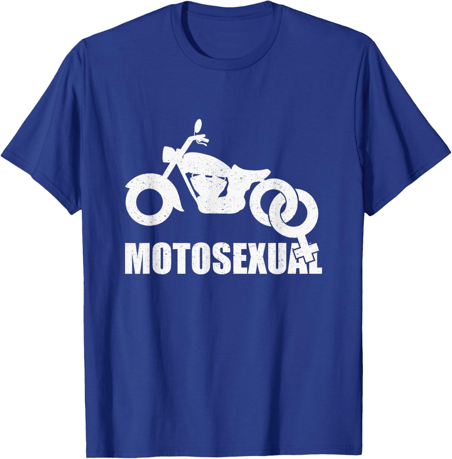 Motosexual Motorcycle Biker Bikes Men Retro Vintage Gift T-Shirt - T-Shirt | Royal