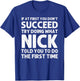 NICK Gift Name Personalized Birthday Funny Christmas Joke T-Shirt - T-Shirt | Royal