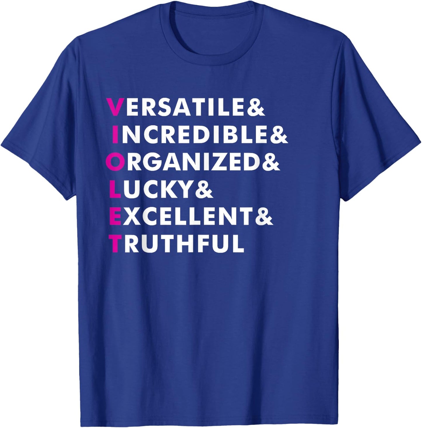 Violet Name Shirt Personalized Gift T-Shirt - T-Shirt | Royal