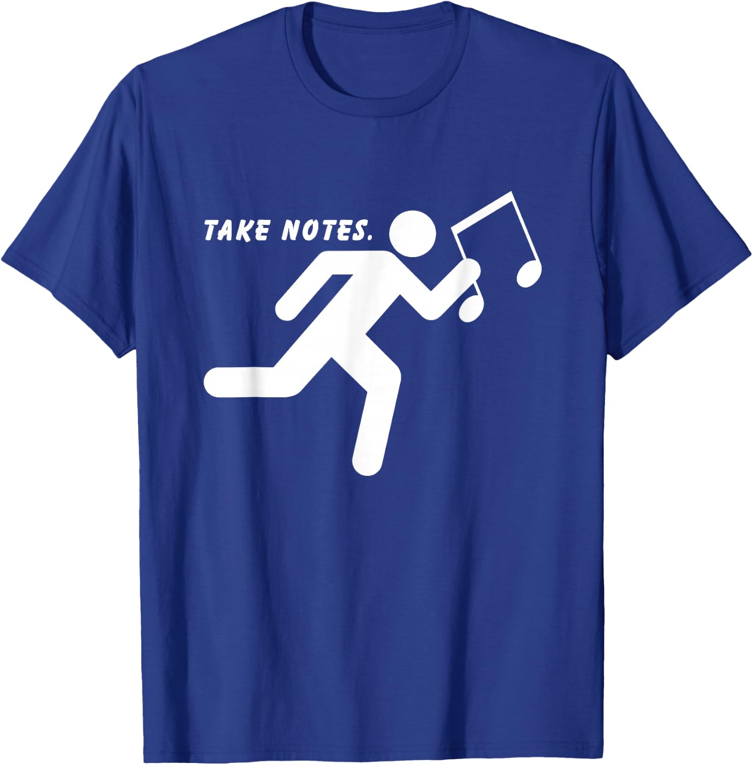 Take Notes Chorus Leader Conductor Orchestra Maestro Choir Music T-Shirt - T-Shirt | Royal