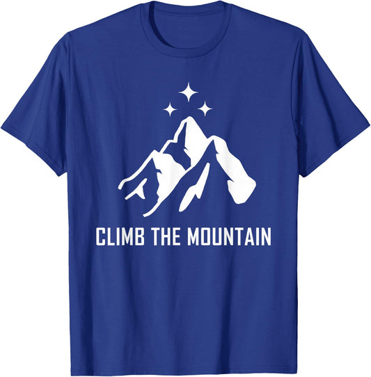Bookworm ACOSF Climb the Mountain Nesta Night Court Bookish T-Shirt - T-Shirt | Royal