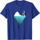 Unique geometric penguins Graphic - friend/men/women T-Shirt - T-Shirt | Royal