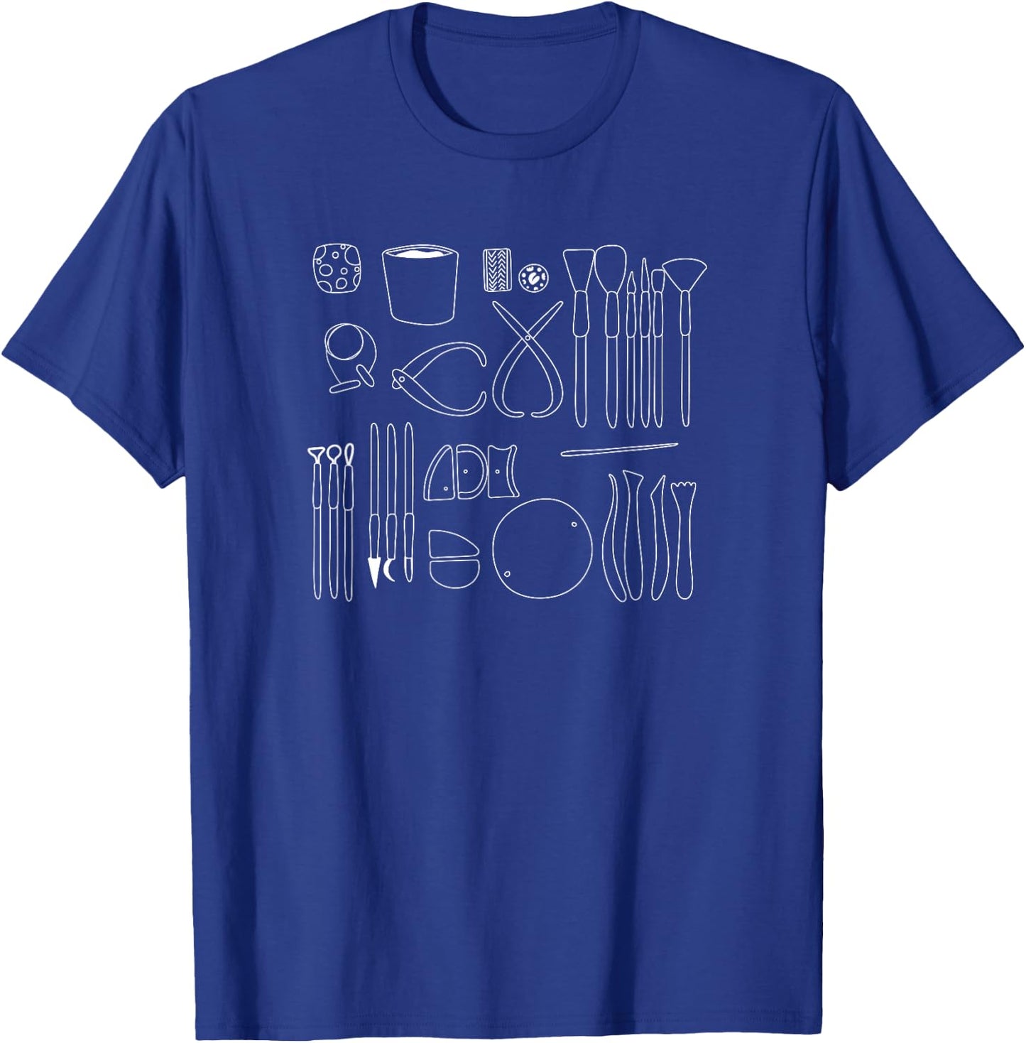 Pottery Tools Shirt for Ceramics Artist Gifts Clay T-Shirt - T-Shirt | Royal
