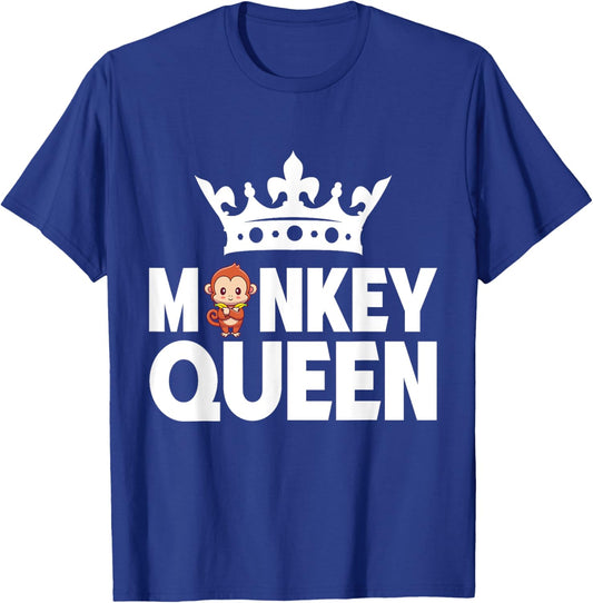 Monkey Queen Monkey T-Shirt - T-Shirt | Royal