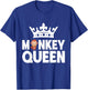 Monkey Queen Monkey T-Shirt - T-Shirt | Royal