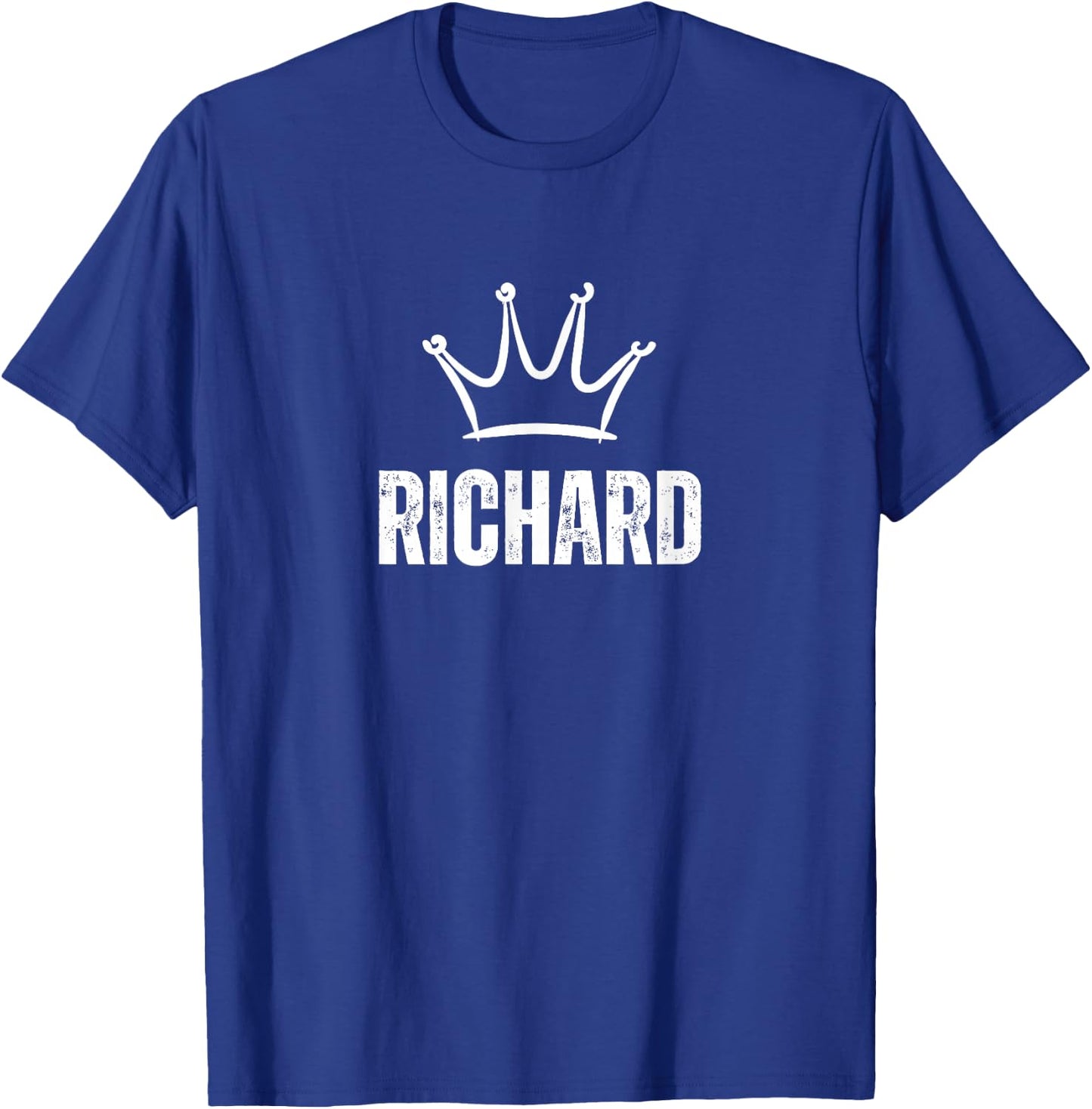 King Richard Crown - Custom First Name Birthday #1 Winner T-Shirt - T-Shirt | Royal