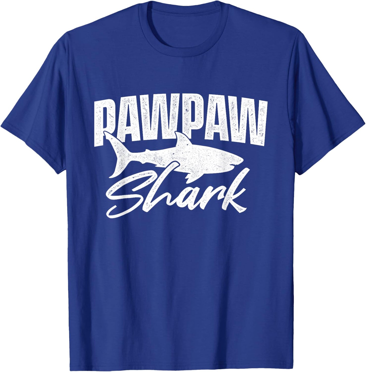 Pawpaw Shark - Sea Animal Ocean Grandpa Grandfather T-Shirt - T-Shirt | Royal