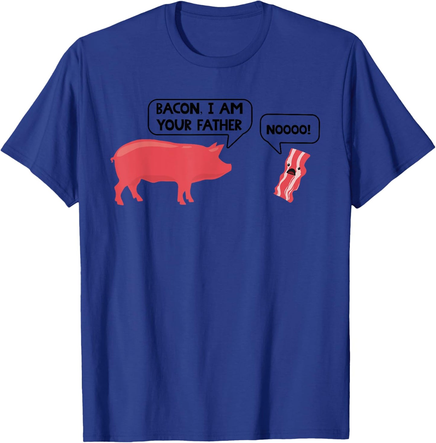 Funny Bacon I Am Your Father Gift Kids Meat Lovers T-Shirt - T-Shirt | Royal