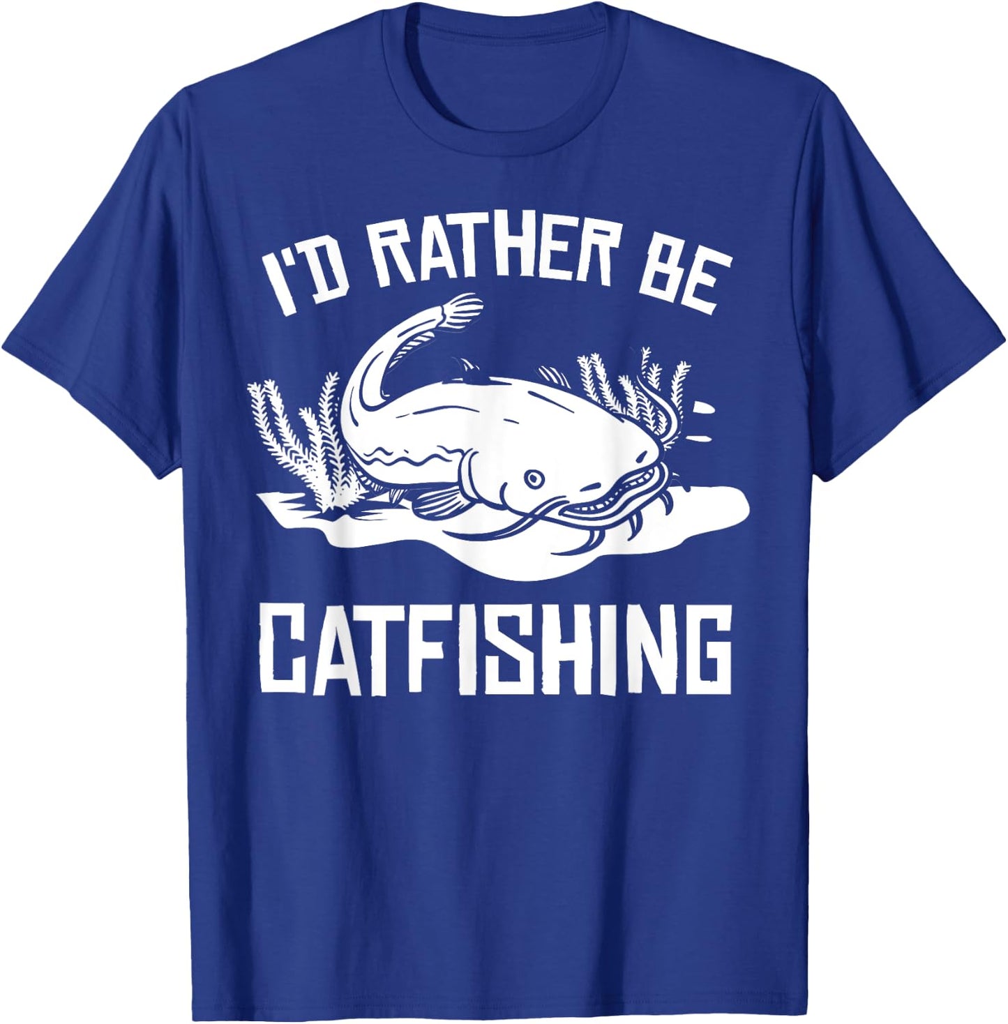 Catfish Fishing Flathead Catfishing Catfisher T-Shirt - T-Shirt | Royal