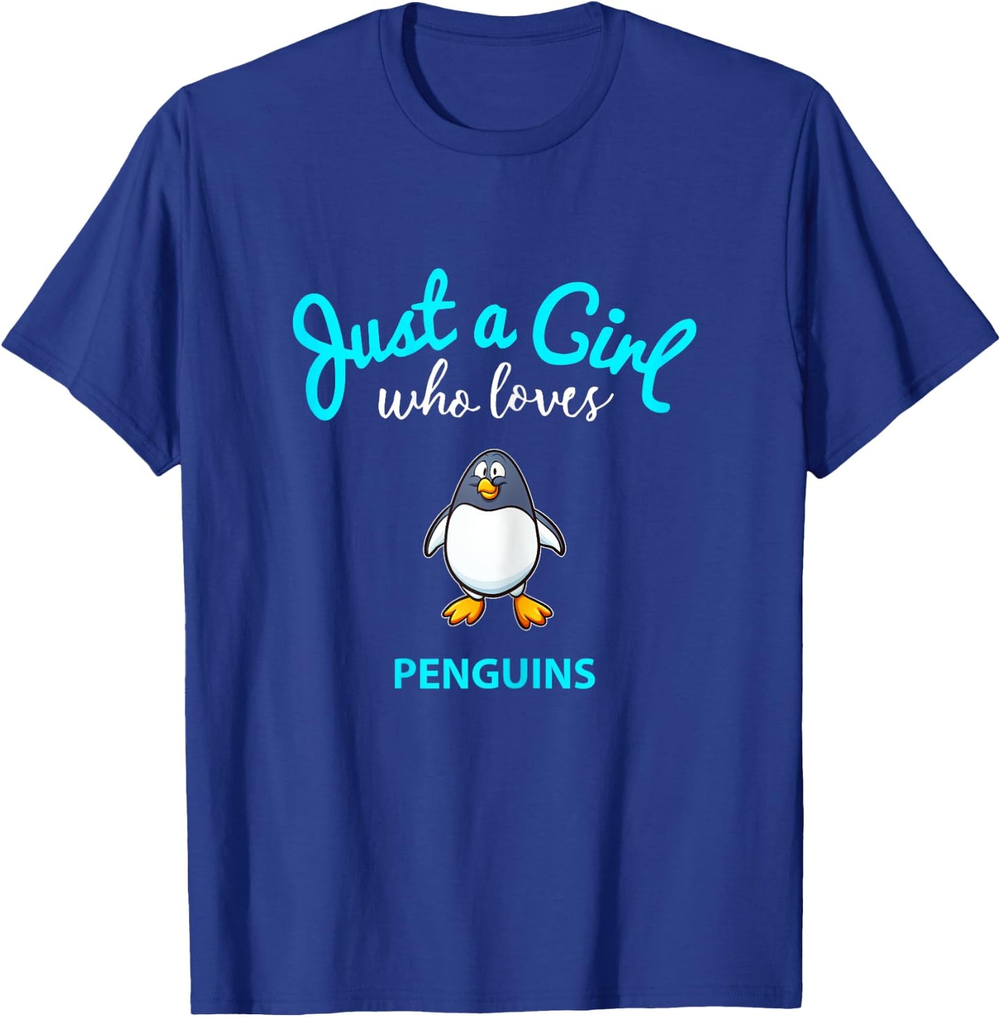 Penguin Shirt for Girls | Kids Penguin T-Shirt - T-Shirt | Royal