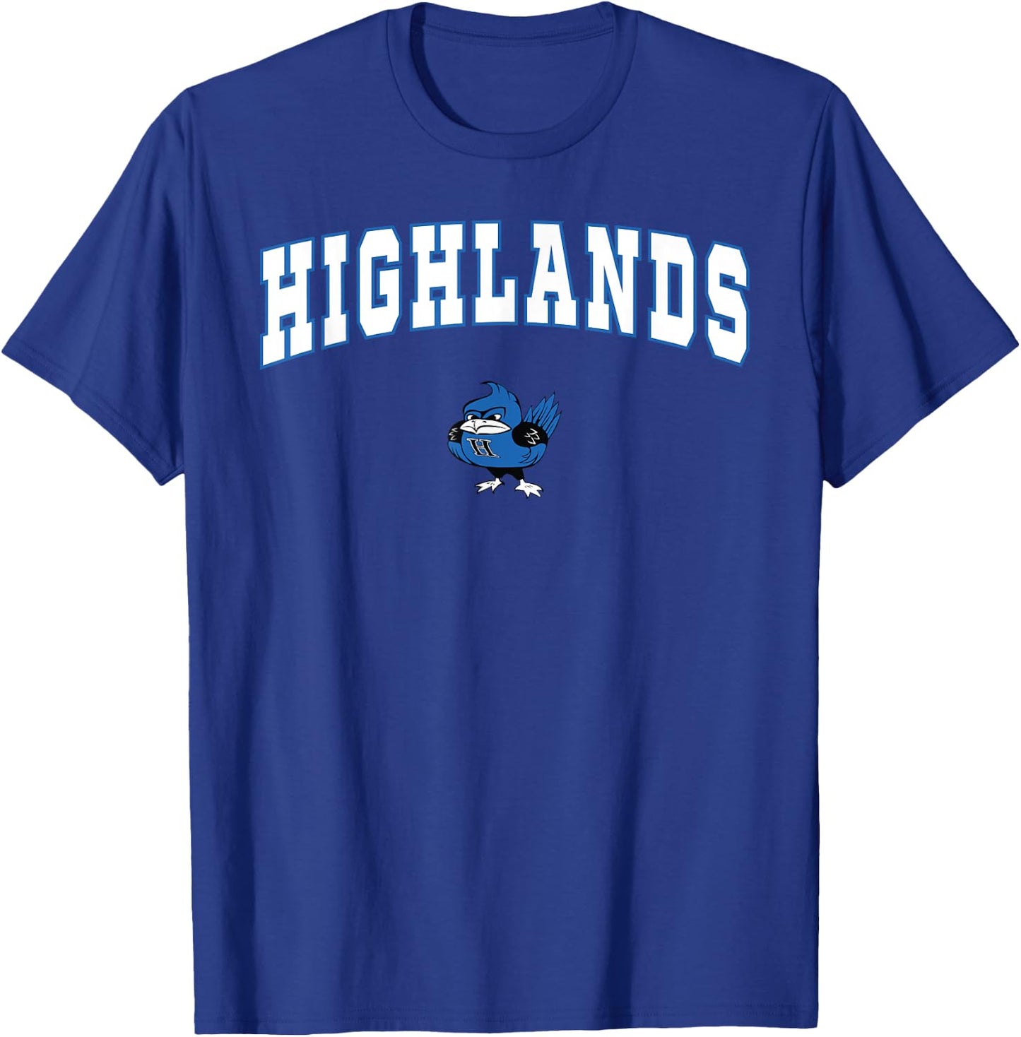Highlands High School Bluebirds T-Shirt - T-Shirt | Royal