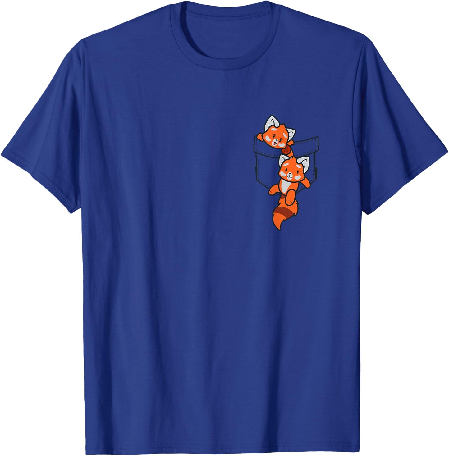 Red Panda Shirt Men Women Children Red Panda Lovers T-Shirt - T-Shirt | Royal