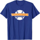 Tennessee Baseball Block Font T-Shirt - T-Shirt | Royal