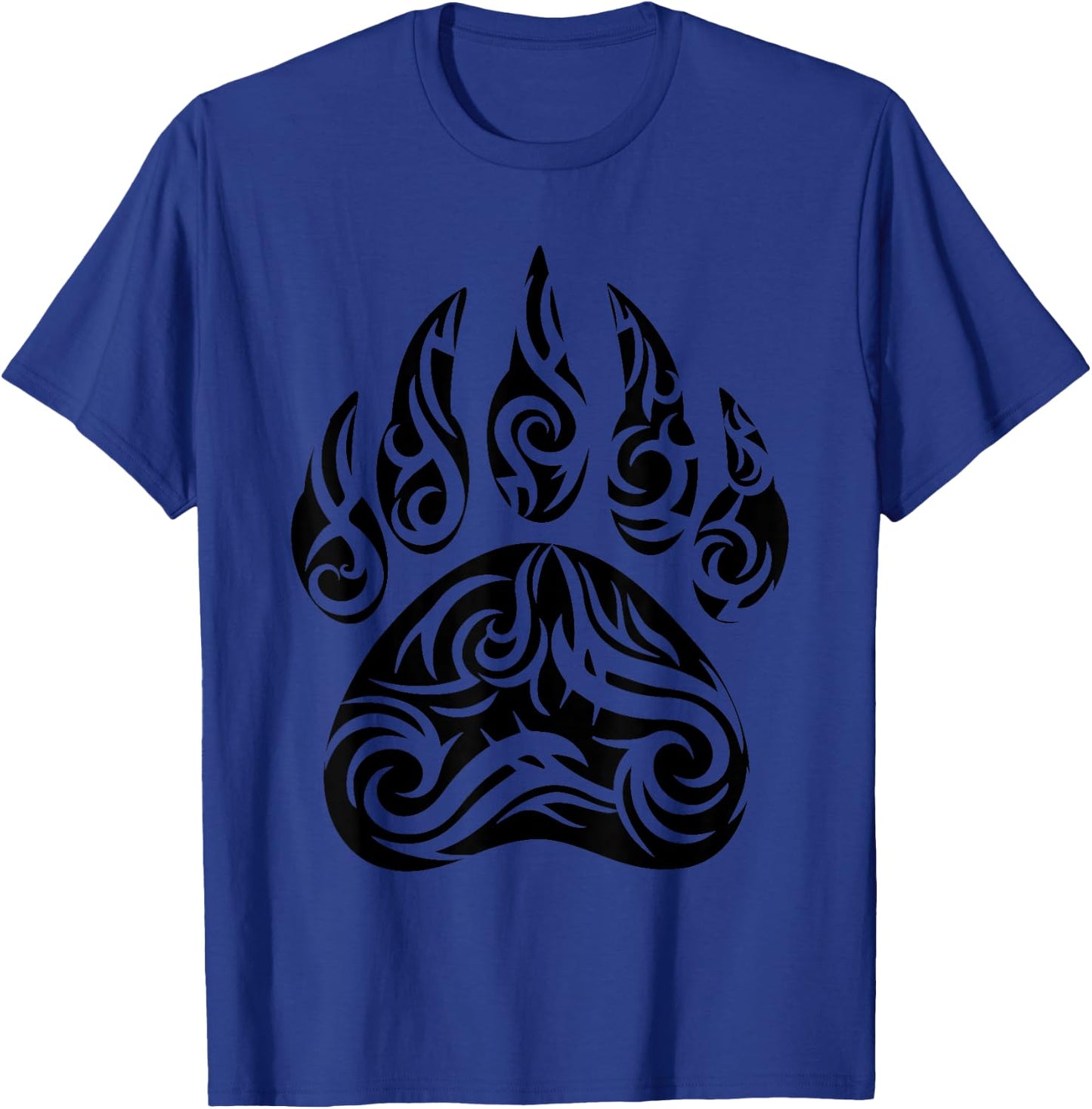 Native American Bear Paw Funny Spirit Animal Gift Men Women T-Shirt - T-Shirt | Royal