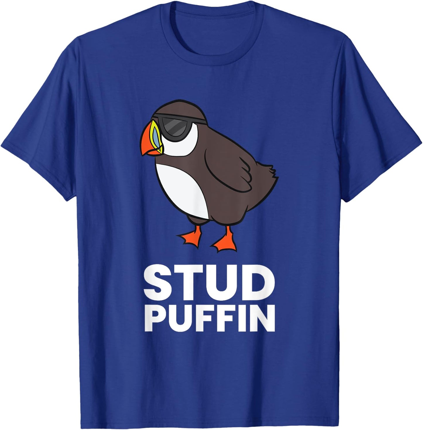 Stud Puffin Seabird Stuf Muffin Iceland Puffin Bird T-Shirt - T-Shirt | Royal
