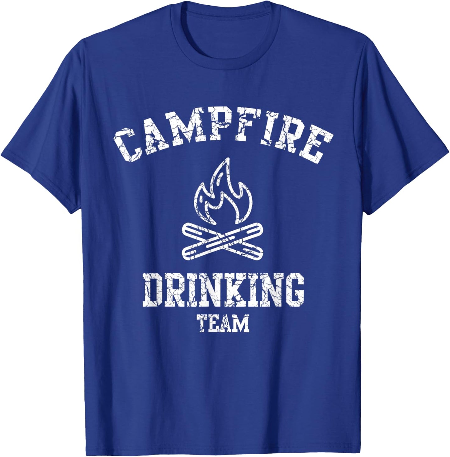 Campfire Drinking Team T-Shirt - T-Shirt | Royal