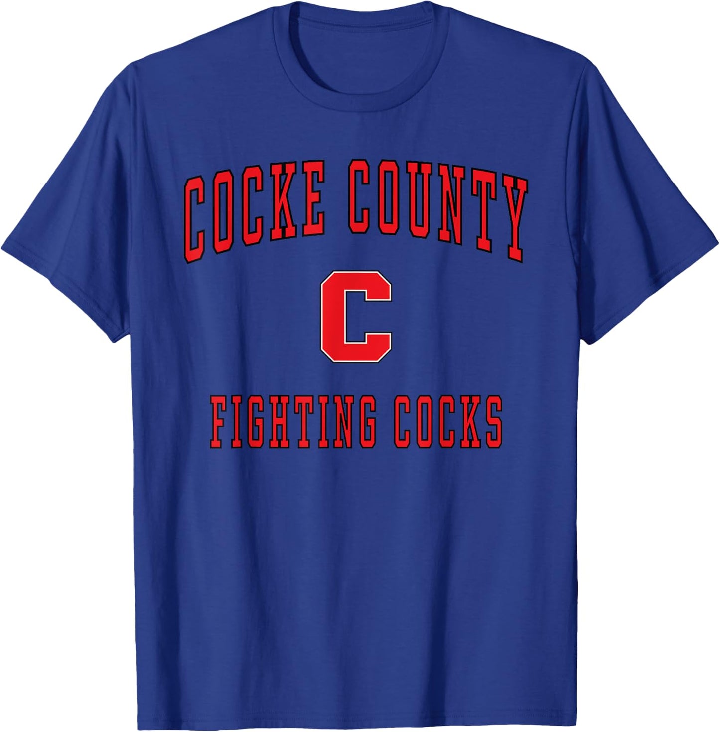 Cocke County High School Fighting Cocks T-Shirt - T-Shirt | Royal
