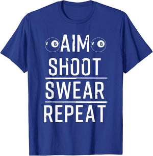 Cool Pool Player Sports Funny Billiard Gift Women T-Shirt - T-Shirt | Royal