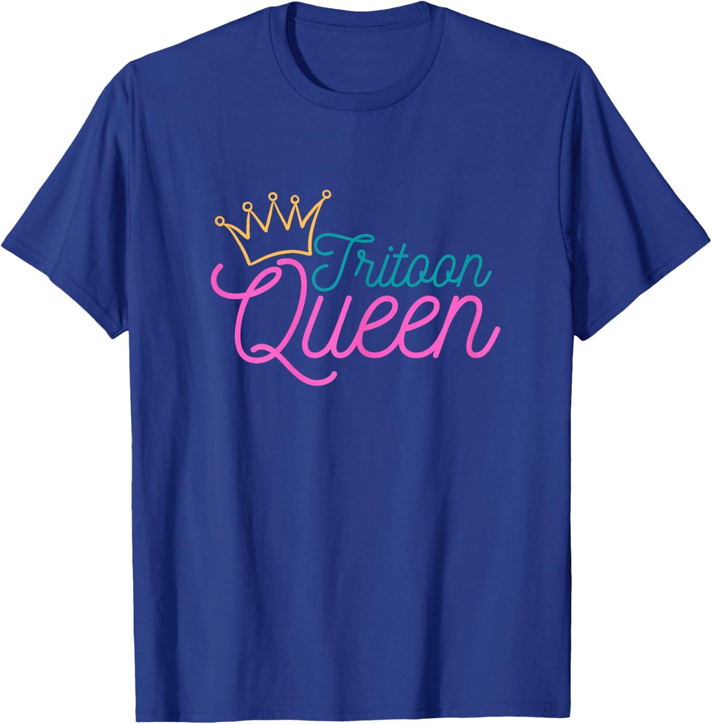 Tritoon Queen Flatboat Pontoon Boat Life Tri-Toon T-Shirt - T-Shirt | Royal