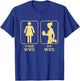 My wife your wife weightlifting women fitness gym moms T-Shirt - T-Shirt | Royal