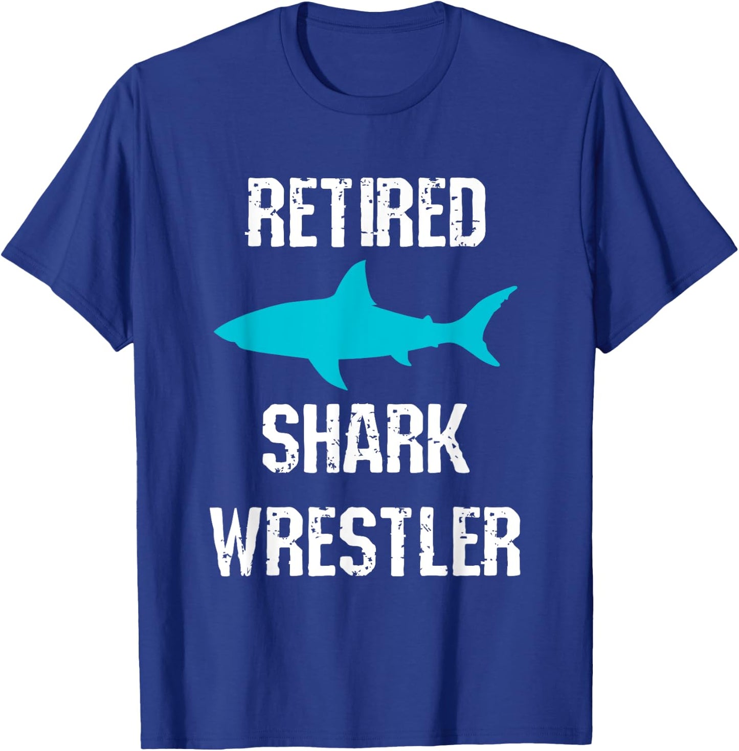Funny Amputee Leg Arm Amputation Retired Shark Wrestler Joke T-Shirt - T-Shirt | Royal