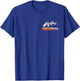 Retro Stowe Vermont VT Mountains Ski T-Shirt - T-Shirt | Royal