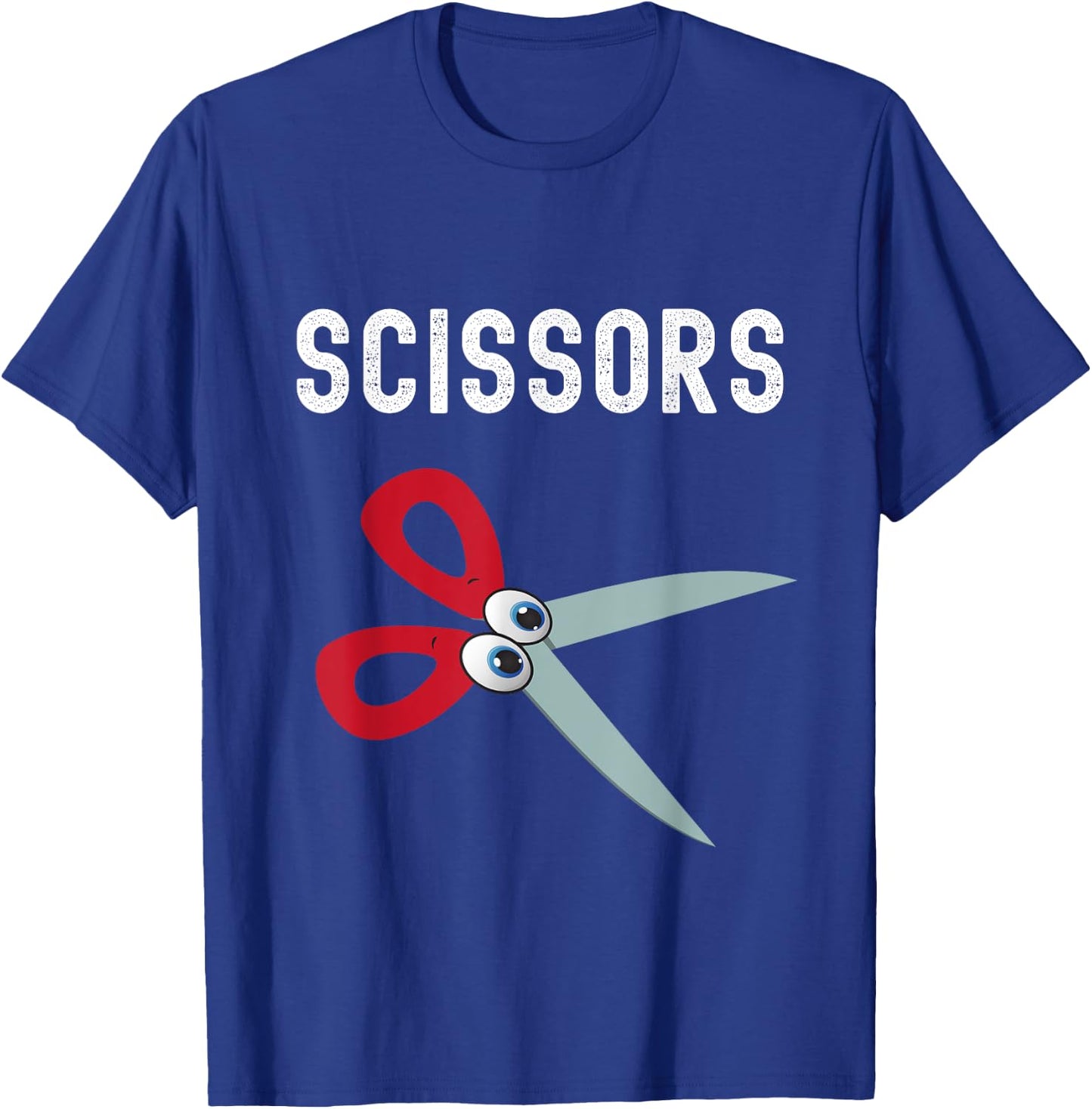 Rock Paper Scissors - Halloween Matching Group Costume T-Shirt - T-Shirt | Royal