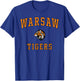 Warsaw High School Tigers T-Shirt - T-Shirt | Royal