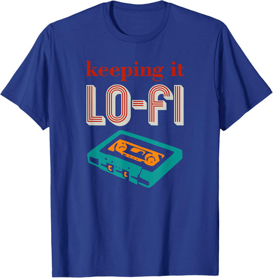 Lo-Fi music, retro cassette vibes, Low Fidelity chilling T-Shirt - T-Shirt | Royal