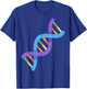 DNA Genomics Gene Sequence Biotech Rules T-Shirt - T-Shirt | Royal