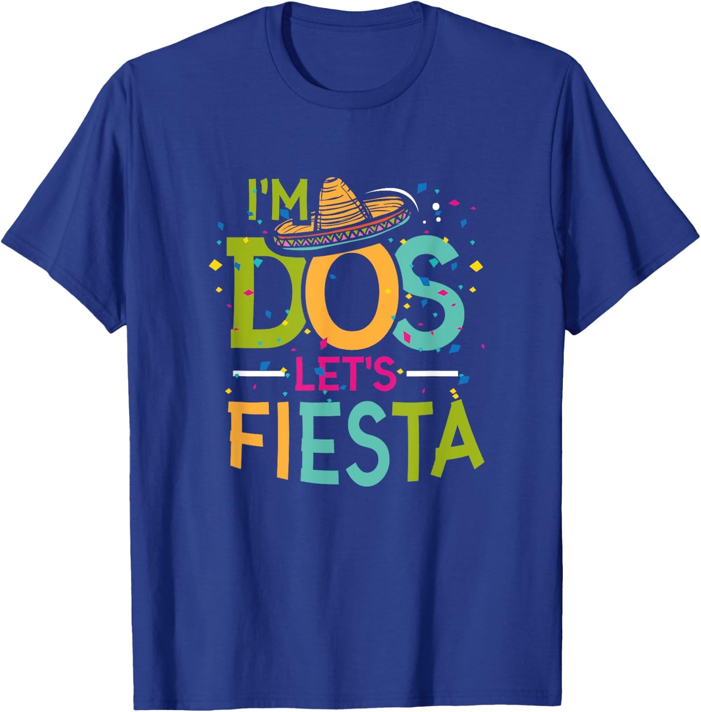 I'm Dos Taco Twosday Shirt Boy Girl Kids 2nd Birthday Gift T-Shirt - T-Shirt | Royal