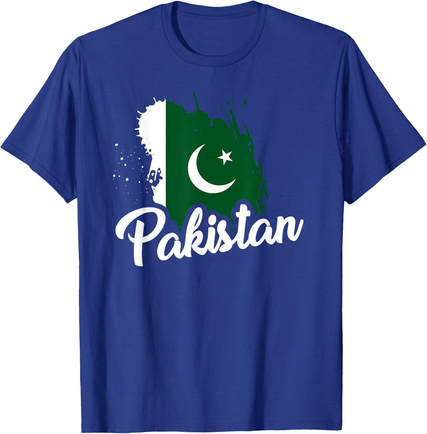 Pakistan Flag T Shirt Pakistani Proud Roots Love Team Cute T-Shirt - T-Shirt | Royal