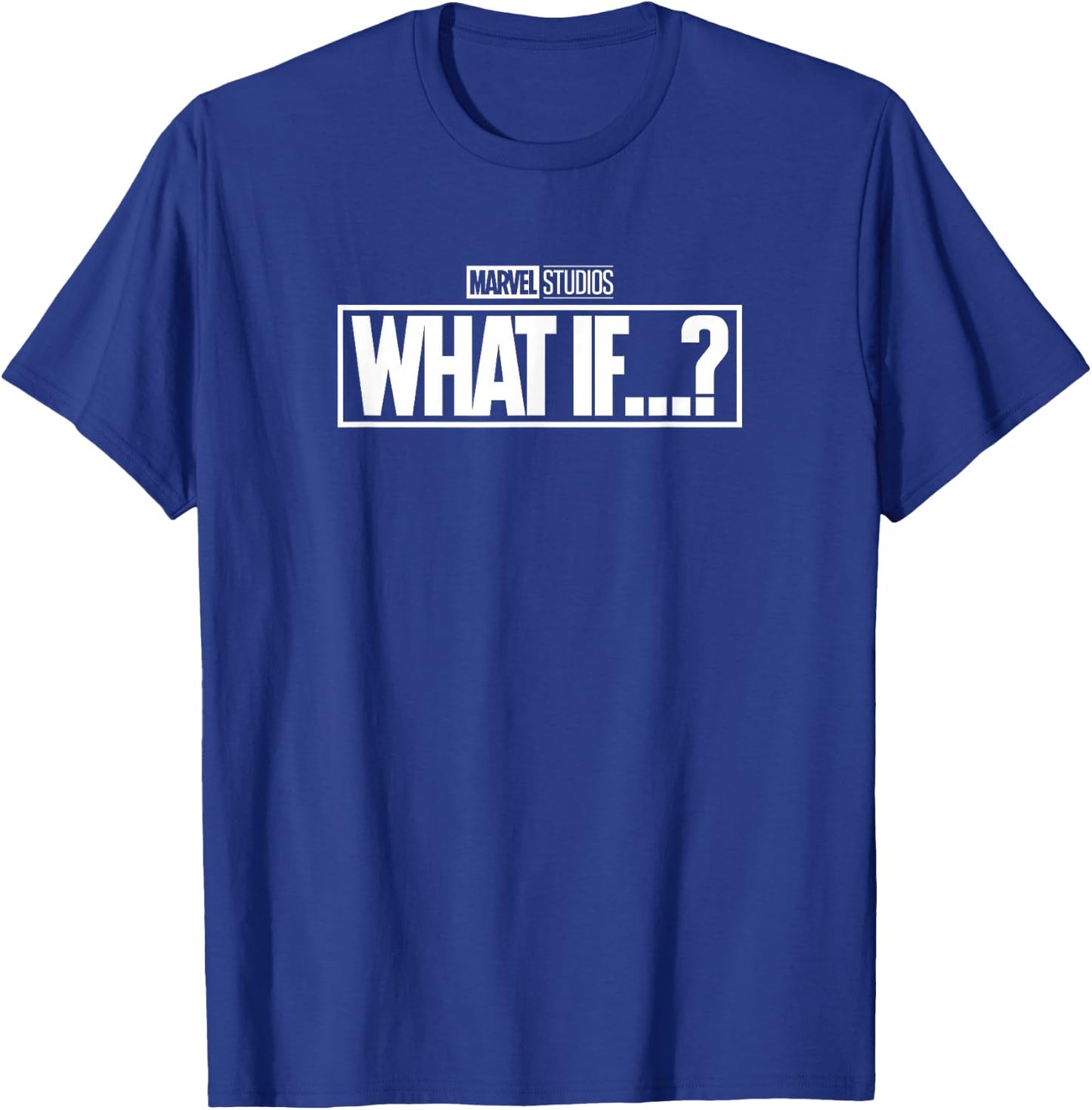 Marvel What If...? White Logo T-Shirt - T-Shirt | Royal