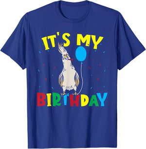 Cockatiel Birthday Parakeet Parrot Owner Bird Cockatiel T-Shirt - T-Shirt | Royal