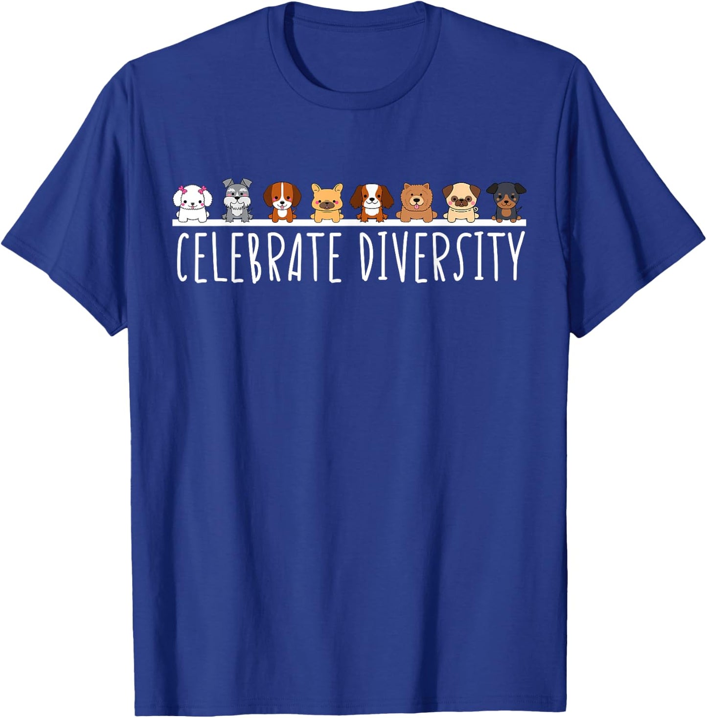 Dog Lovers Gift Dog Mum Celebrations Variety Dog Dad Women T-Shirt - T-Shirt | Royal