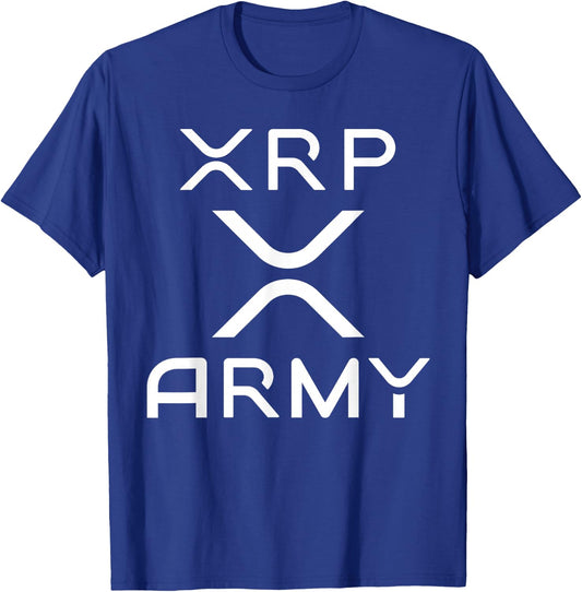 Hodl XRP - XRP Cryptocurrency - XRP Army T-Shirt - T-Shirt | Royal