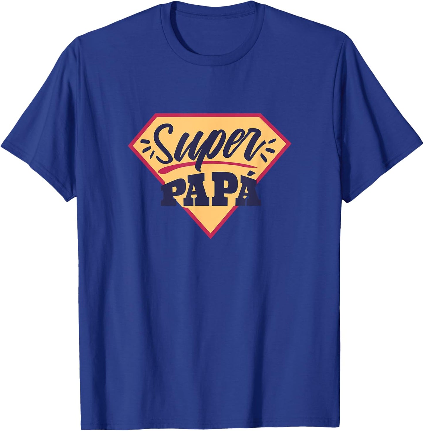 Super Papa Shirt SUPERHERO Funny Fathers Day for Dad T-Shirt - T-Shirt | Royal