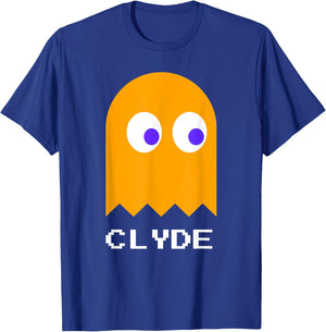 Retro Gamer Nerd CLYDE Halloween Costume T-Shirt - T-Shirt | Royal