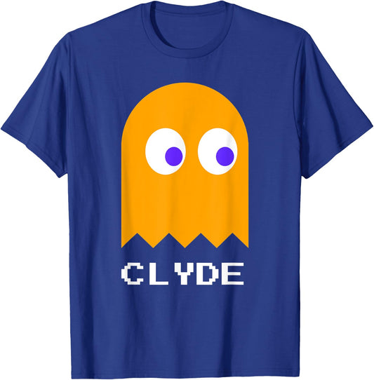 Retro Gamer Nerd CLYDE Halloween Costume T-Shirt - T-Shirt | Royal