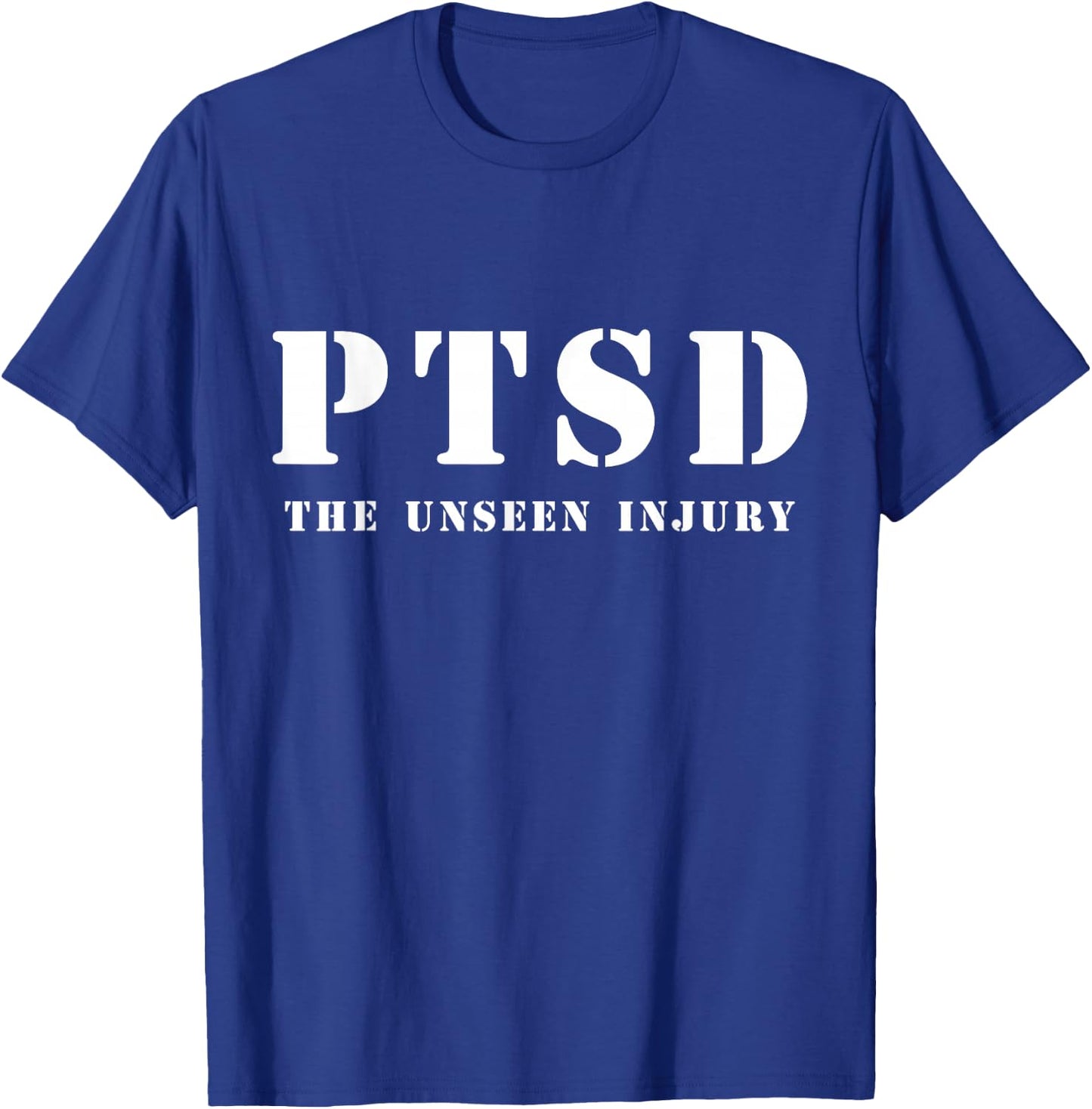 PTSD Post Traumatic Stress Disorder - 22 PTSD Awareness T-Shirt - T-Shirt | Royal