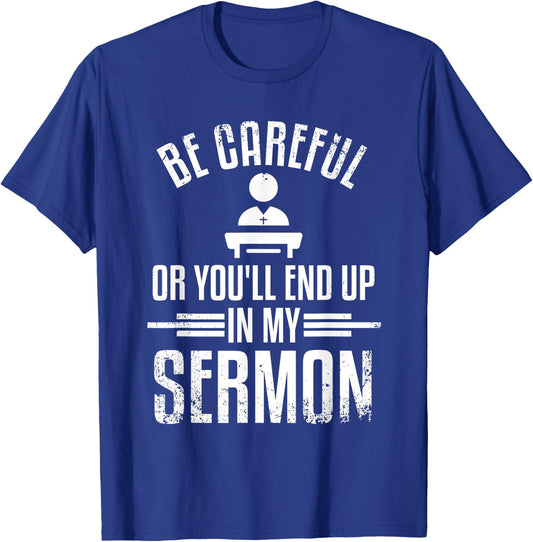 Funny Pastor Appreciation Gift Cool Christian Church Men T-Shirt - T-Shirt | Royal