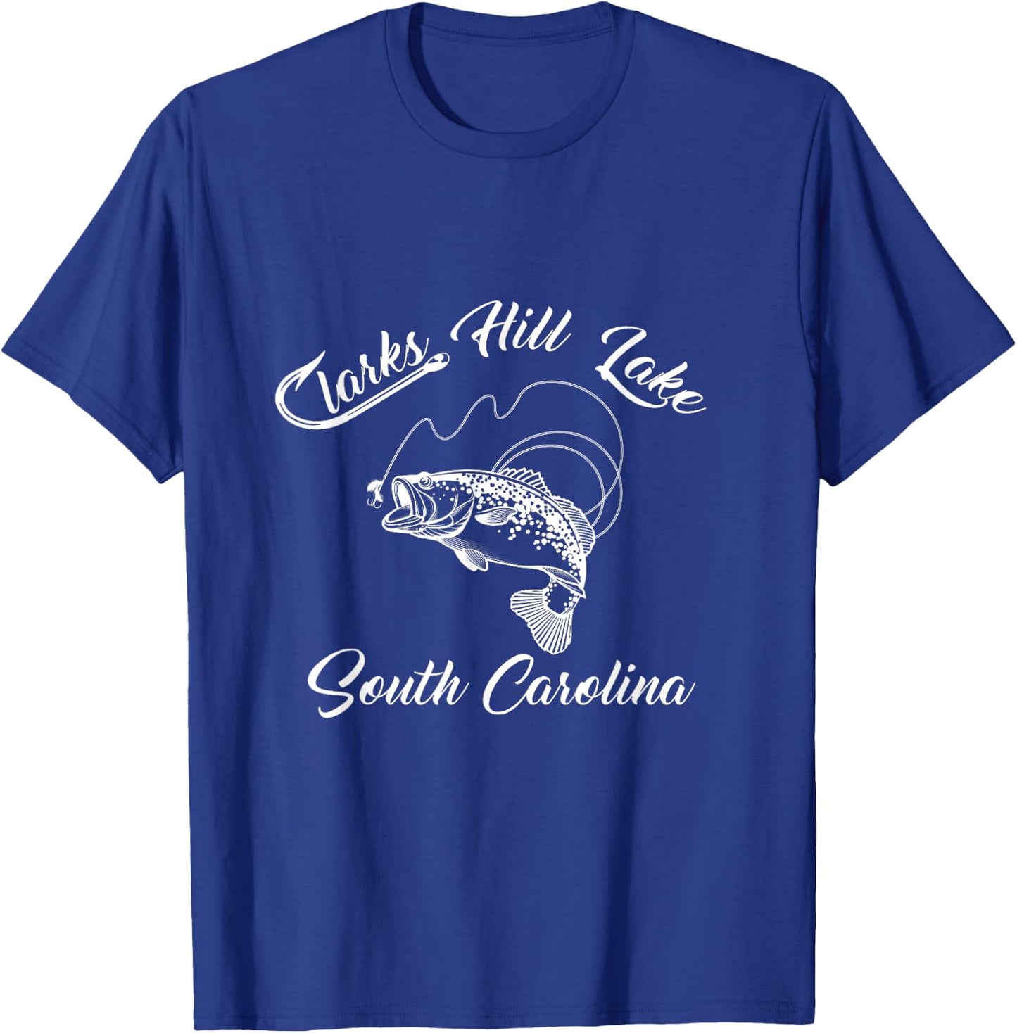 Clarks Hill Lake South Carolina T-Shirt - T-Shirt | Royal