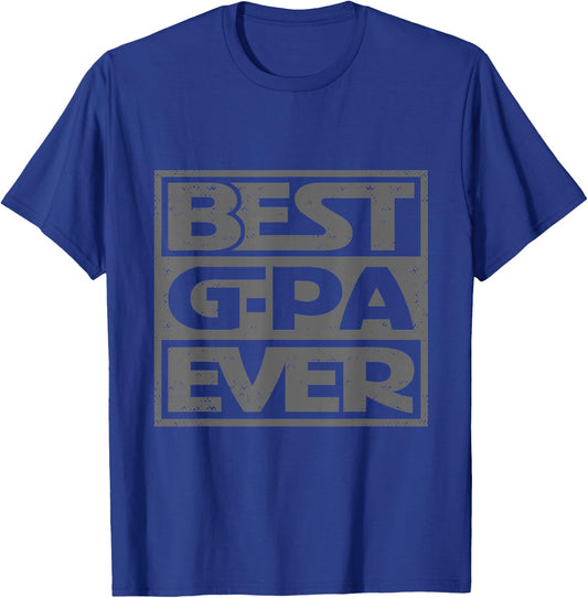 Best GPA Ever Funny Vintage Grandpa Birthday T-Shirt - T-Shirt | Royal